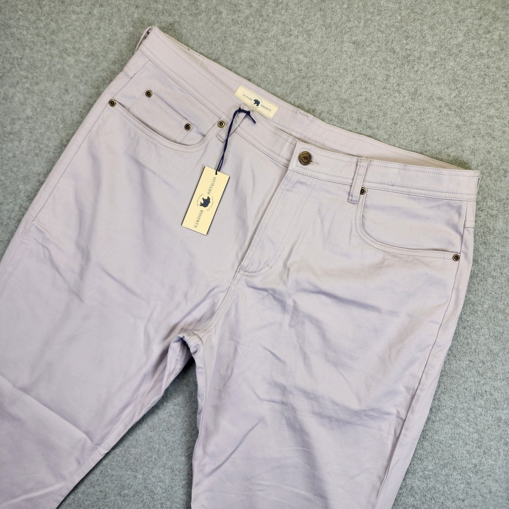 Onward Reserve Flex 5 Pocket Pants Mens 38x30 Performance Chino Stretch Lilac